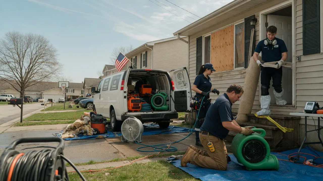 Water Damage Restoration in Hingham, WI near me